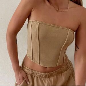 Strapless Bustier Top